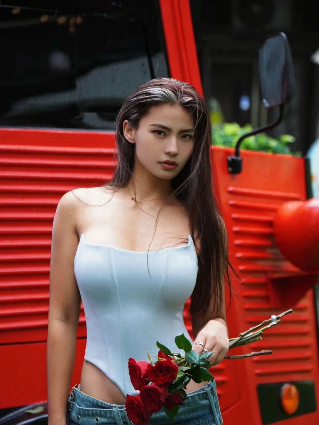 你穿这么少 应该挺随便的吧