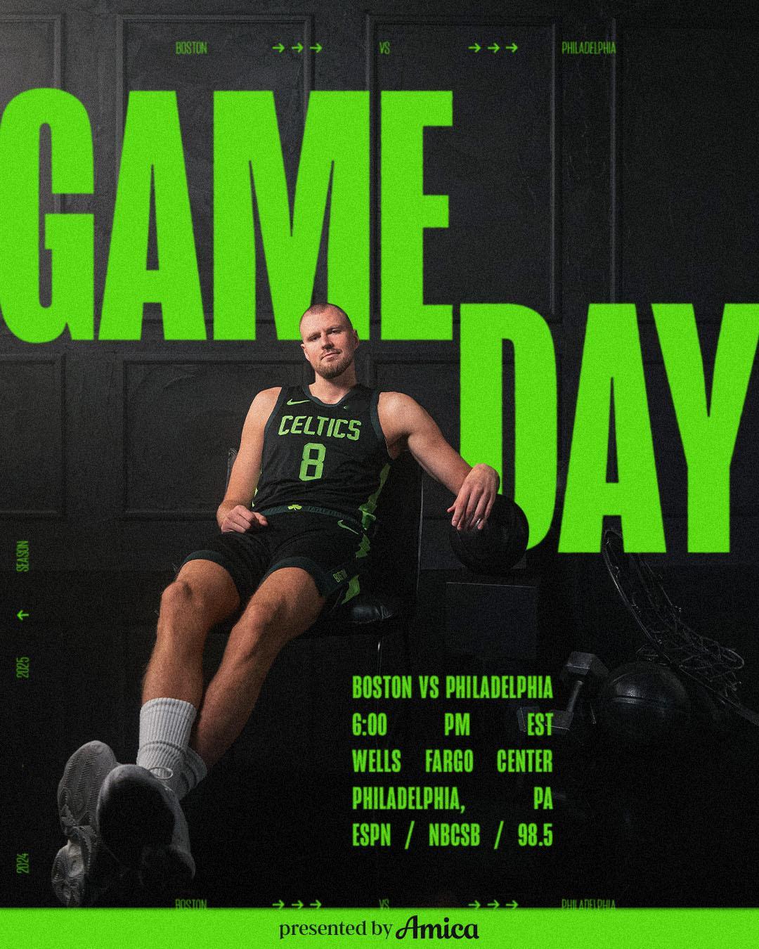 凯尔特人国度  GAME DAY ! LET‘S GO CELTICS ☘️ ?