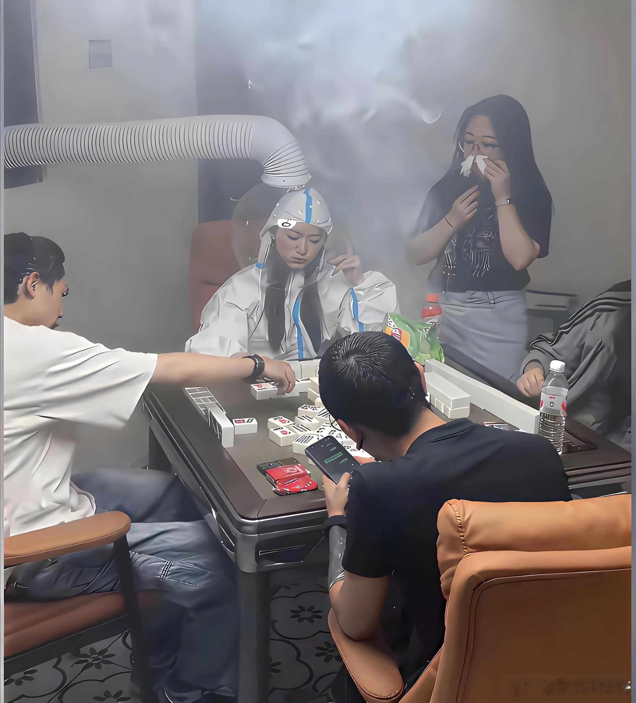 为了抽烟真的好拼啊，这烟非抽不可吗 