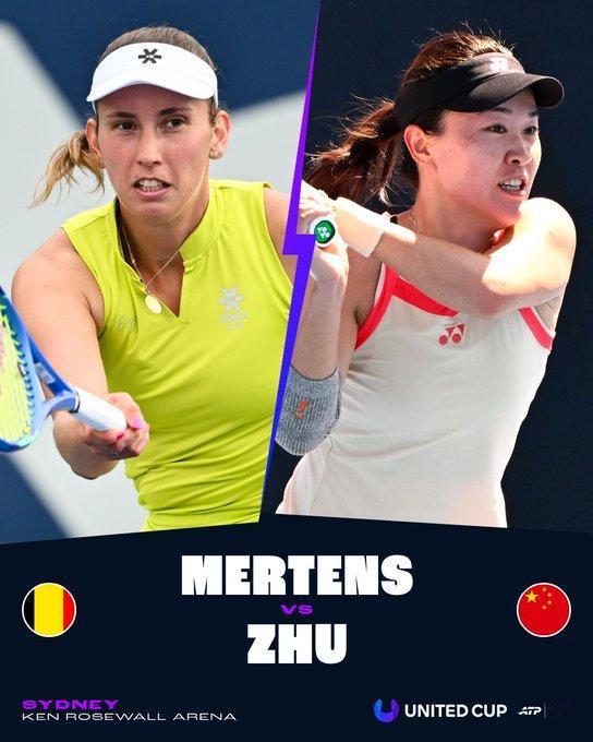 2026联合杯
1月3日比赛预告
中国vs比利时
07:30，朱琳vs梅尔滕斯