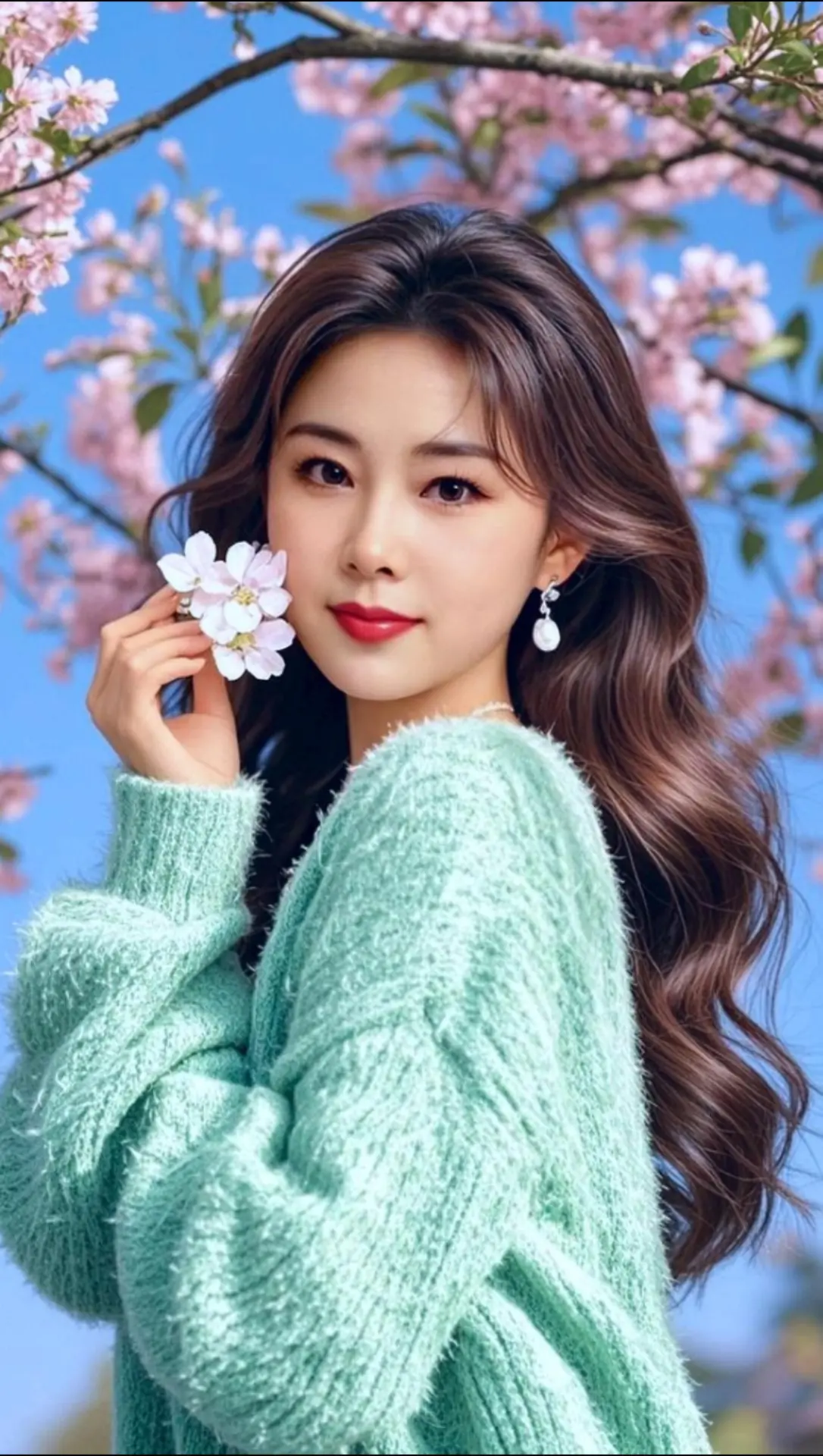 AI春日清新写真 随变ai随便玩