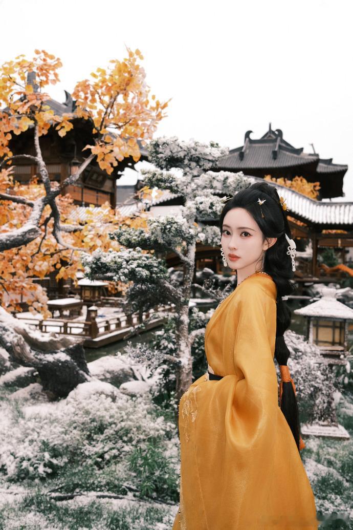 孟子义百花杀雪景剧照孟子义雪景出片了谁能拒绝雪中古装美人！《百花杀》雪景剧照释出