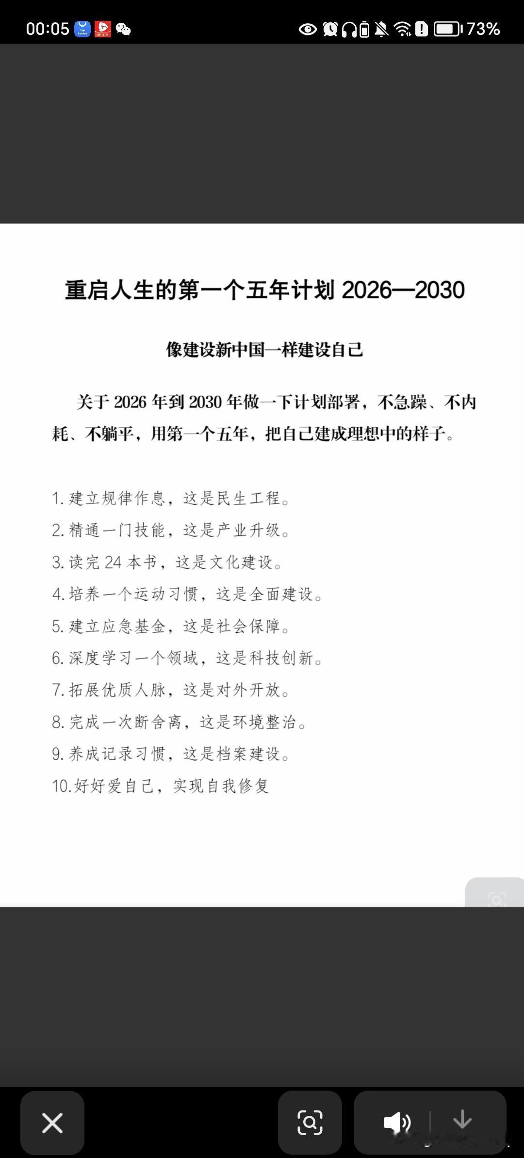 你的十五五规划有什么内容呢？