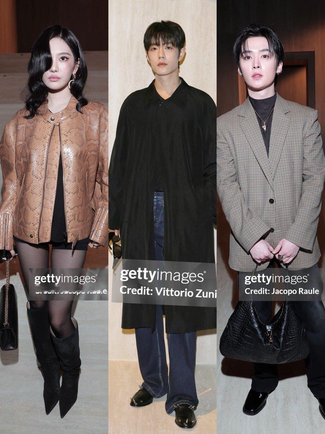 Gucci直播老古家的俊男美女真的不少啊Gucci看秀G社怼脸生图🈶️肖战、宁