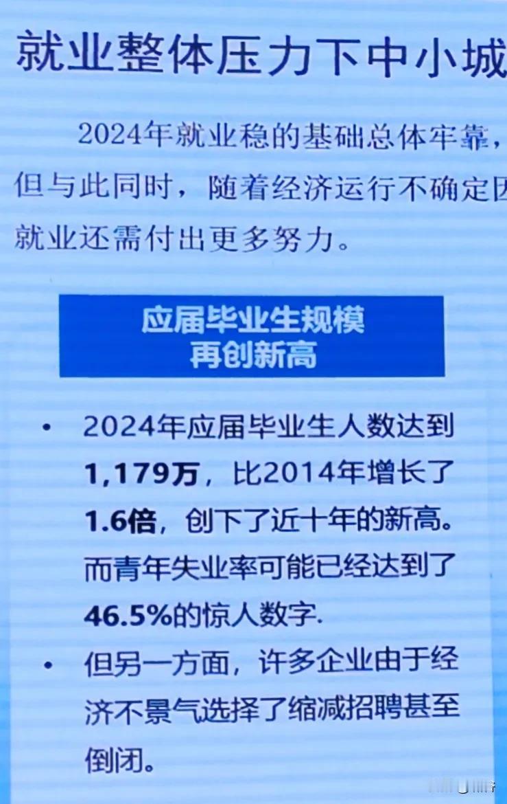 真实的青年失业率高的吓人，该如何应对？

前段时间参加一个人力资源行业论坛，
某