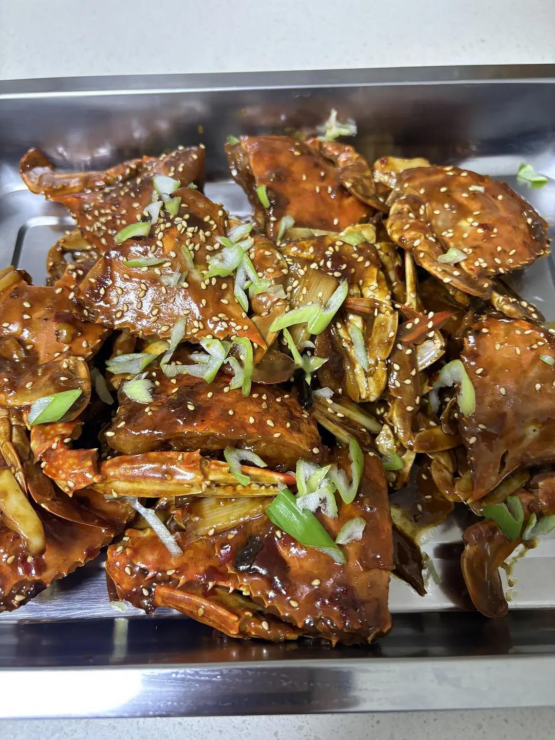 深夜放毒来一波——香辣蟹 