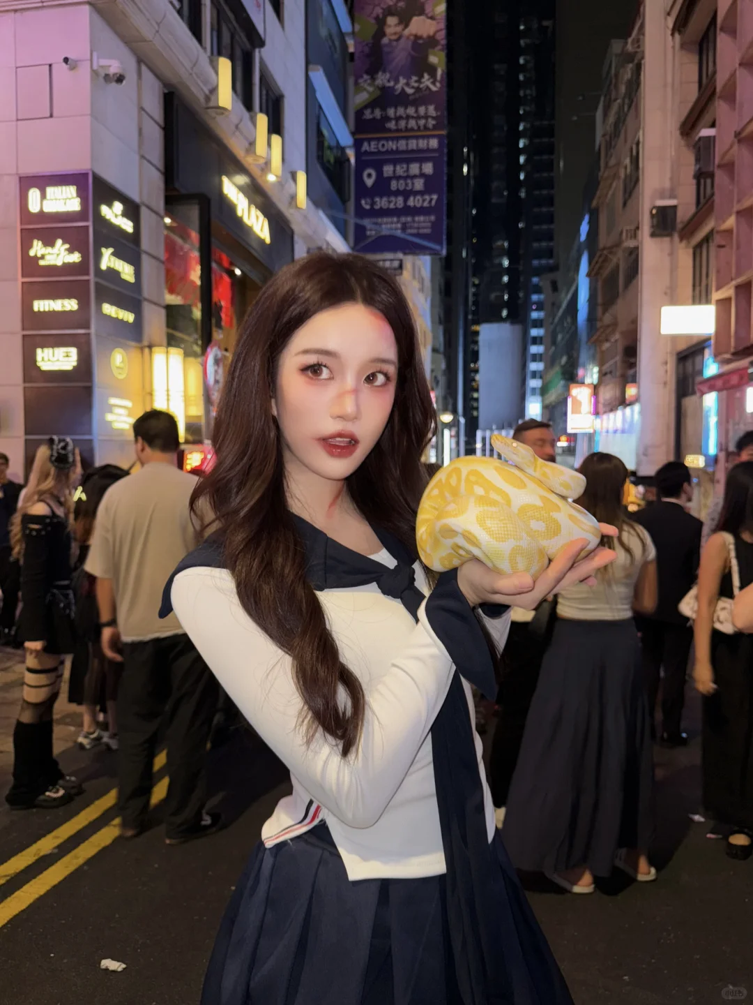 HK🇭🇰兰桂坊万圣夜🎃不良少女出没🩸