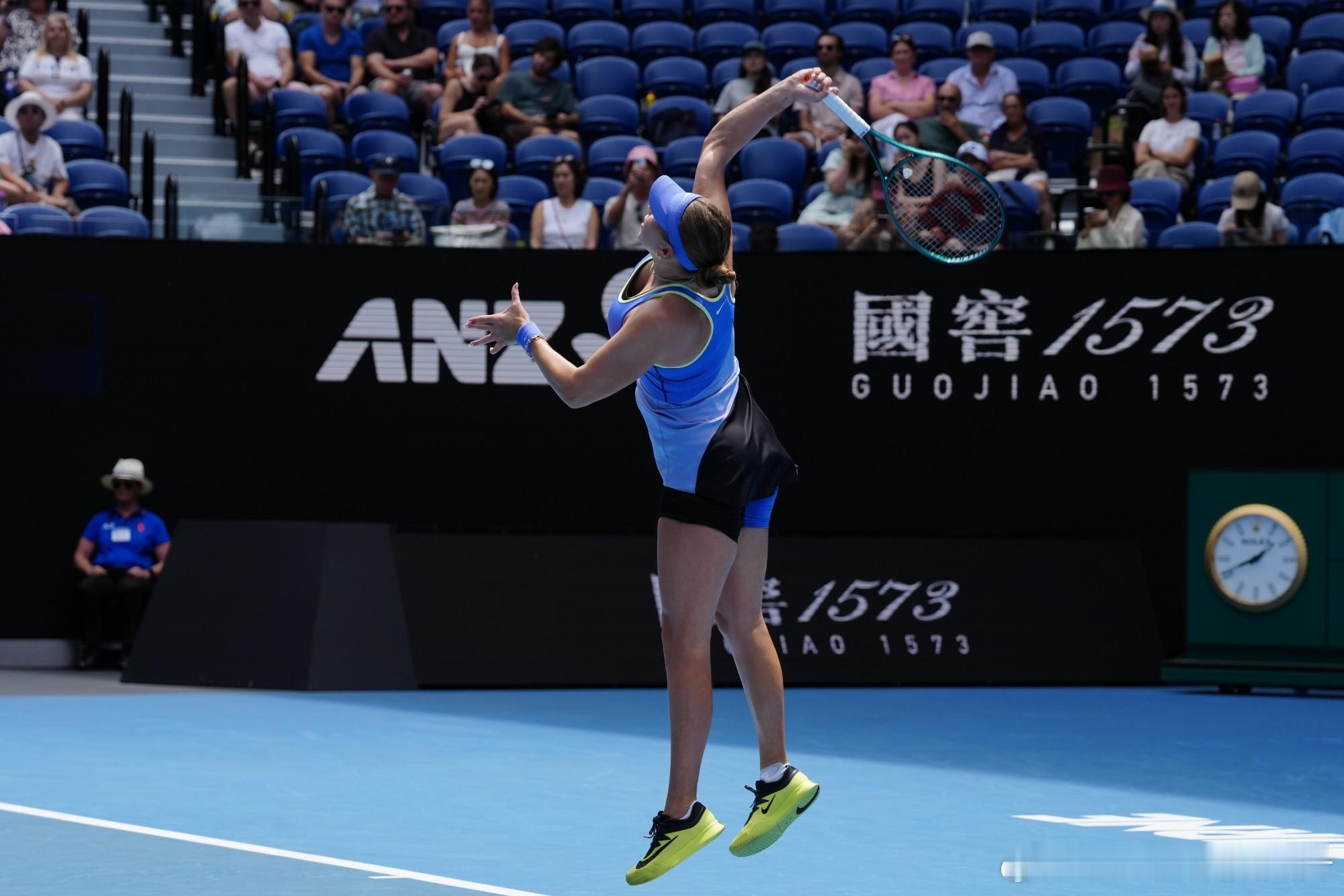 佩古拉vs阿尼西莫娃不是，佩佩你扫这么快啊30分钟6-2结束第一盘 澳网2026