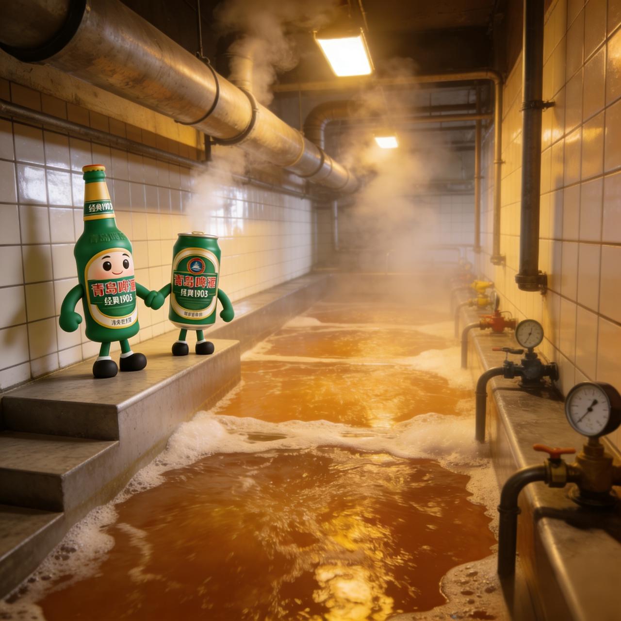 啤酒发酵机理
 
糖化结束，麦汁进入发酵阶段，这是酵母主导的生化转化，决定啤酒的