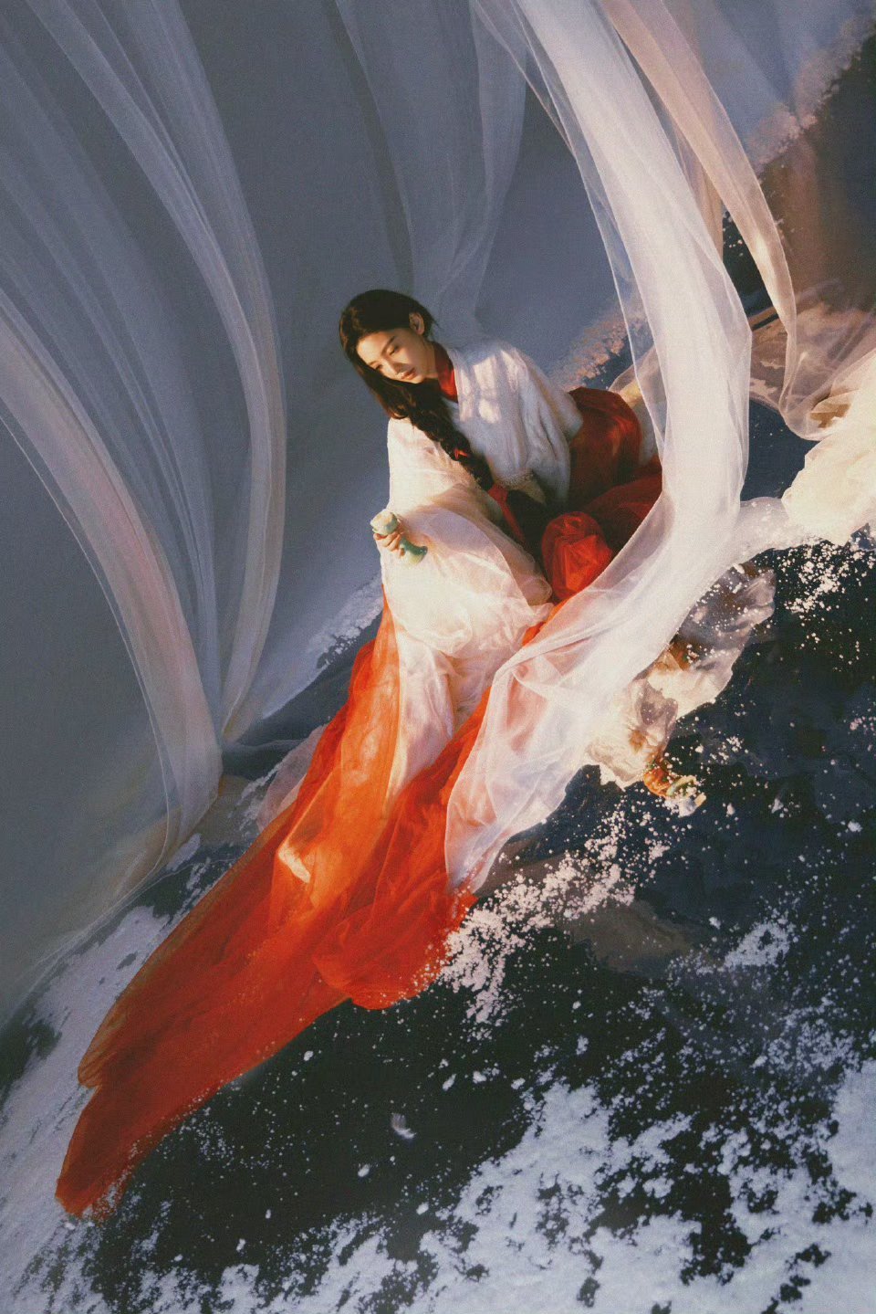 章若楠古风大片营业，好仙好美