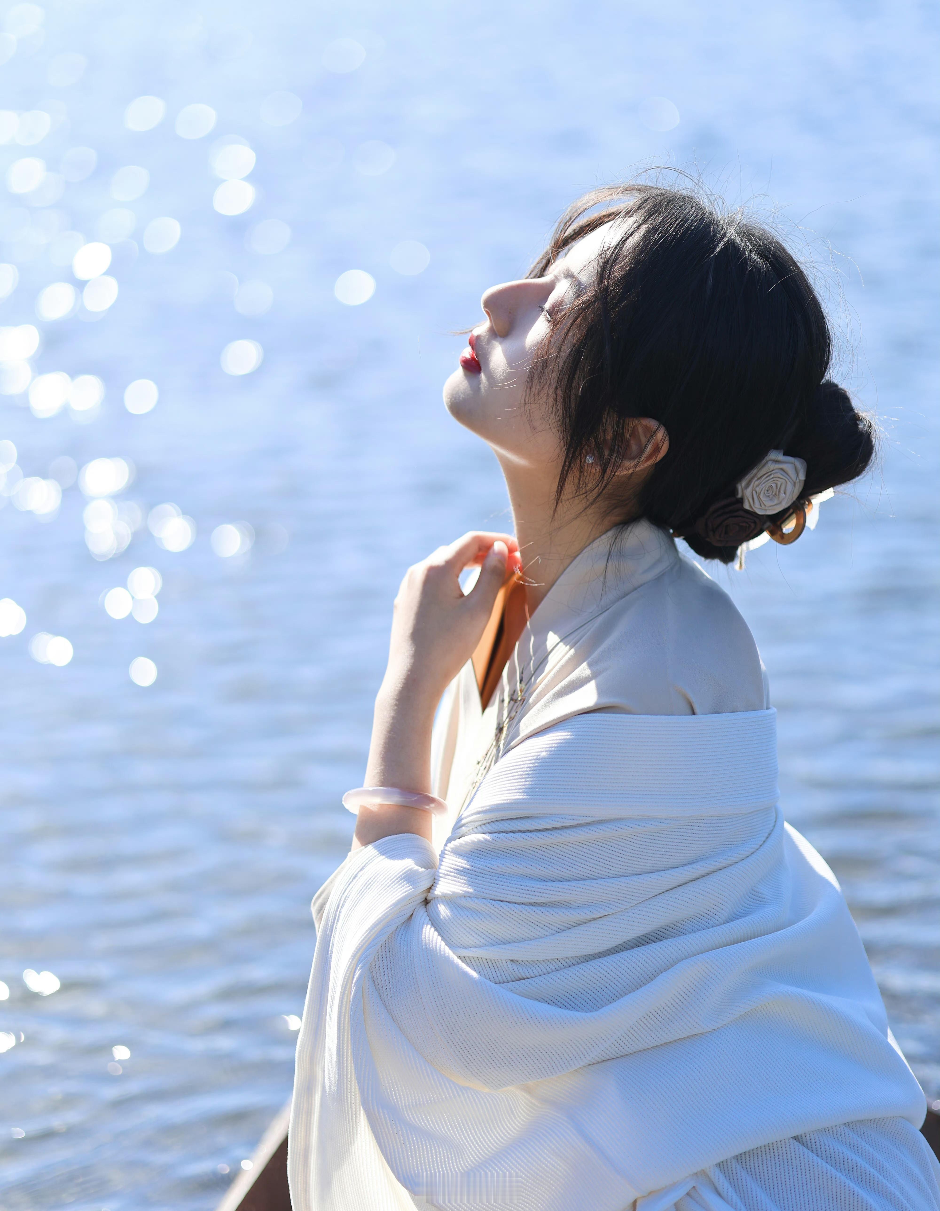 波光粼粼的湖面 ​​​