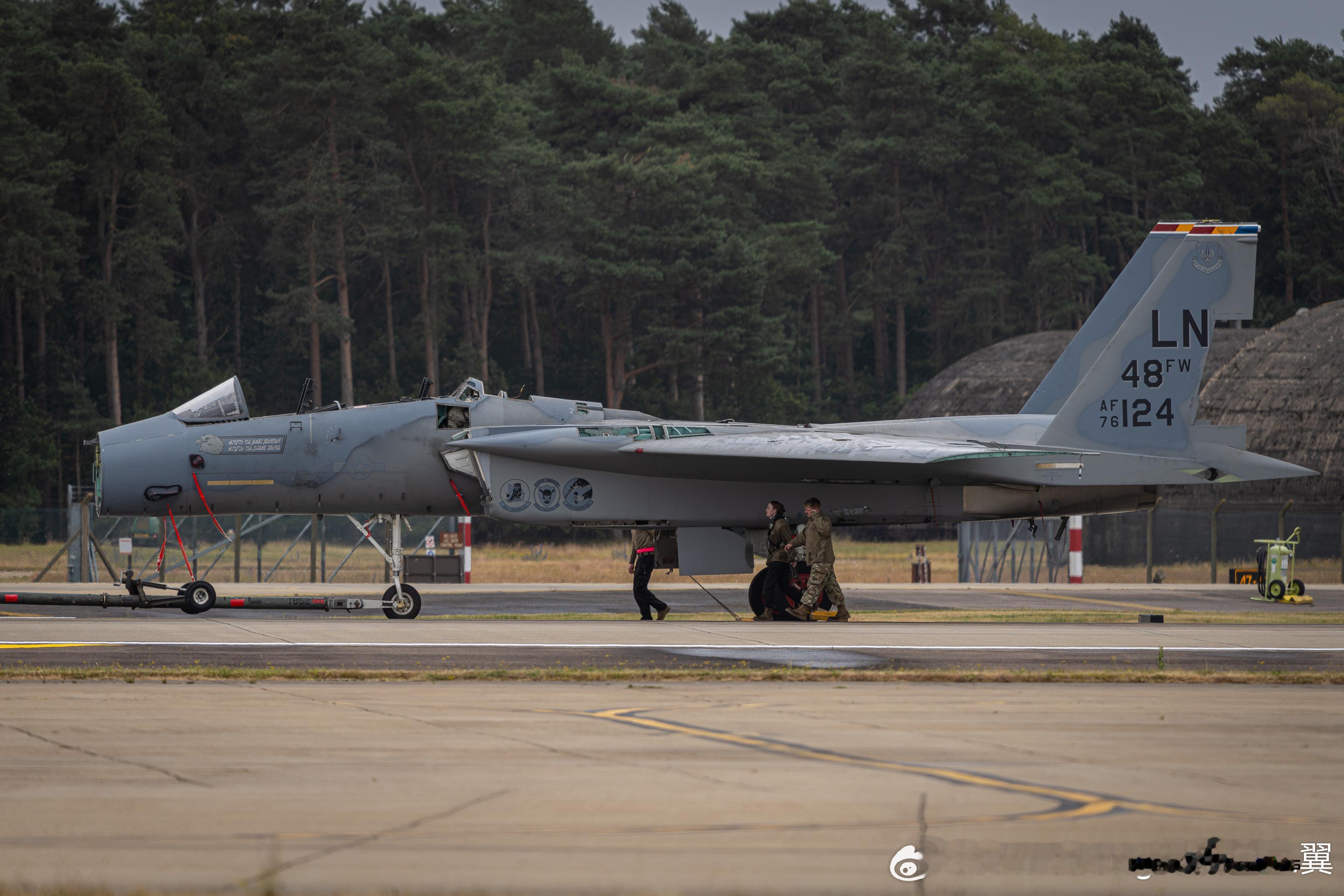 英国莱肯希斯基地的F-15C器官捐献者 ​​​
