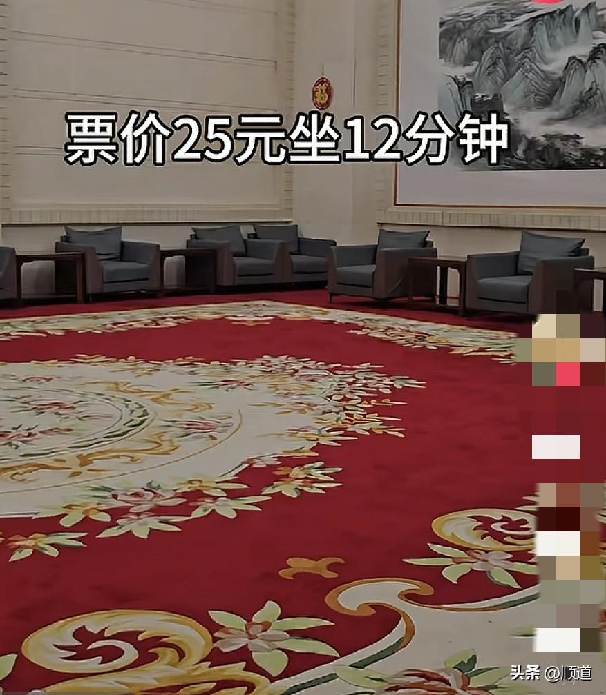 一网友买了一张从锦州南到凌海南的高铁商务座，全程只用12分钟，票价25元。
没想