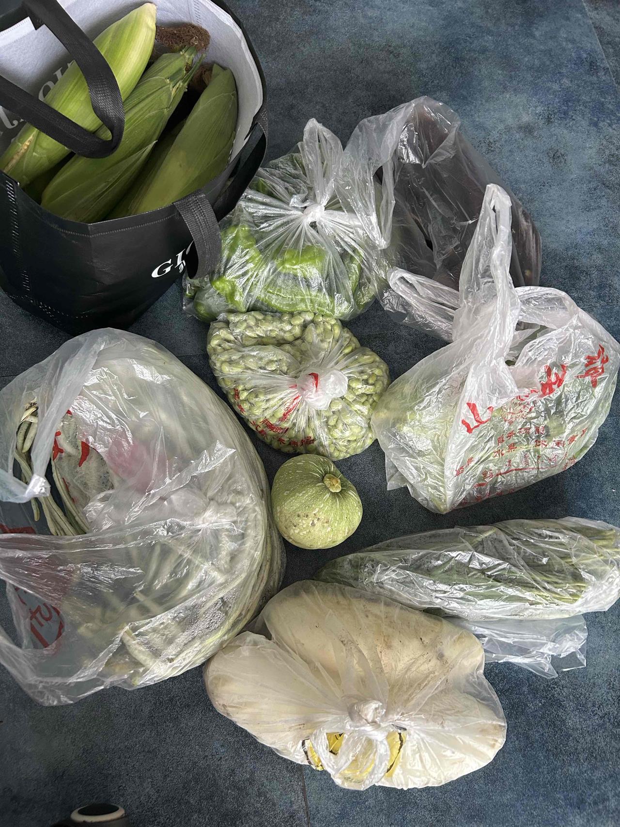 夜里下了好大的雨，大清早就醒了，起床用电高压锅熬了点稀饭。反正今天不用去买菜，妹