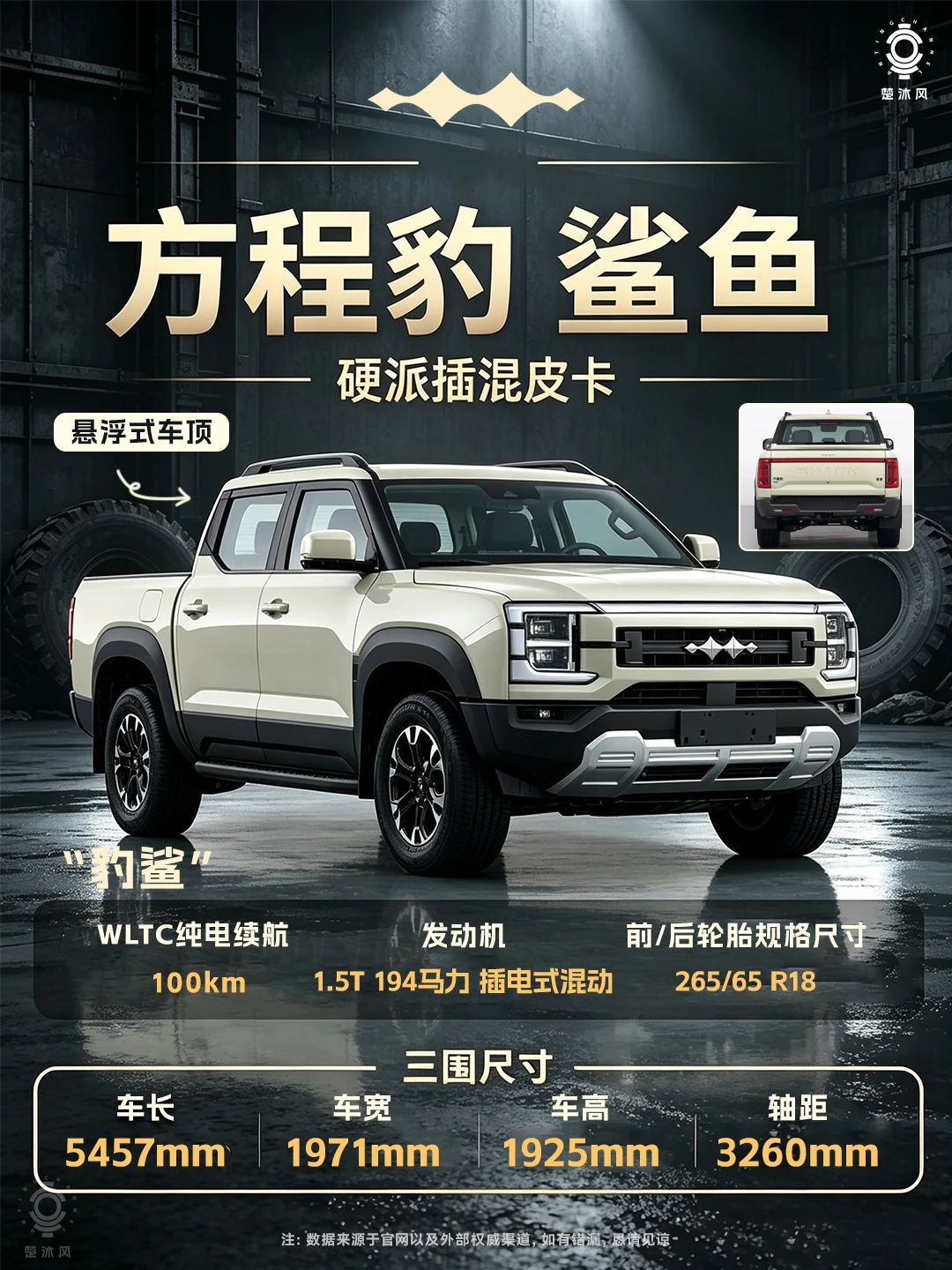 方程豹鲨鱼来了，插混皮卡你期待嘛？