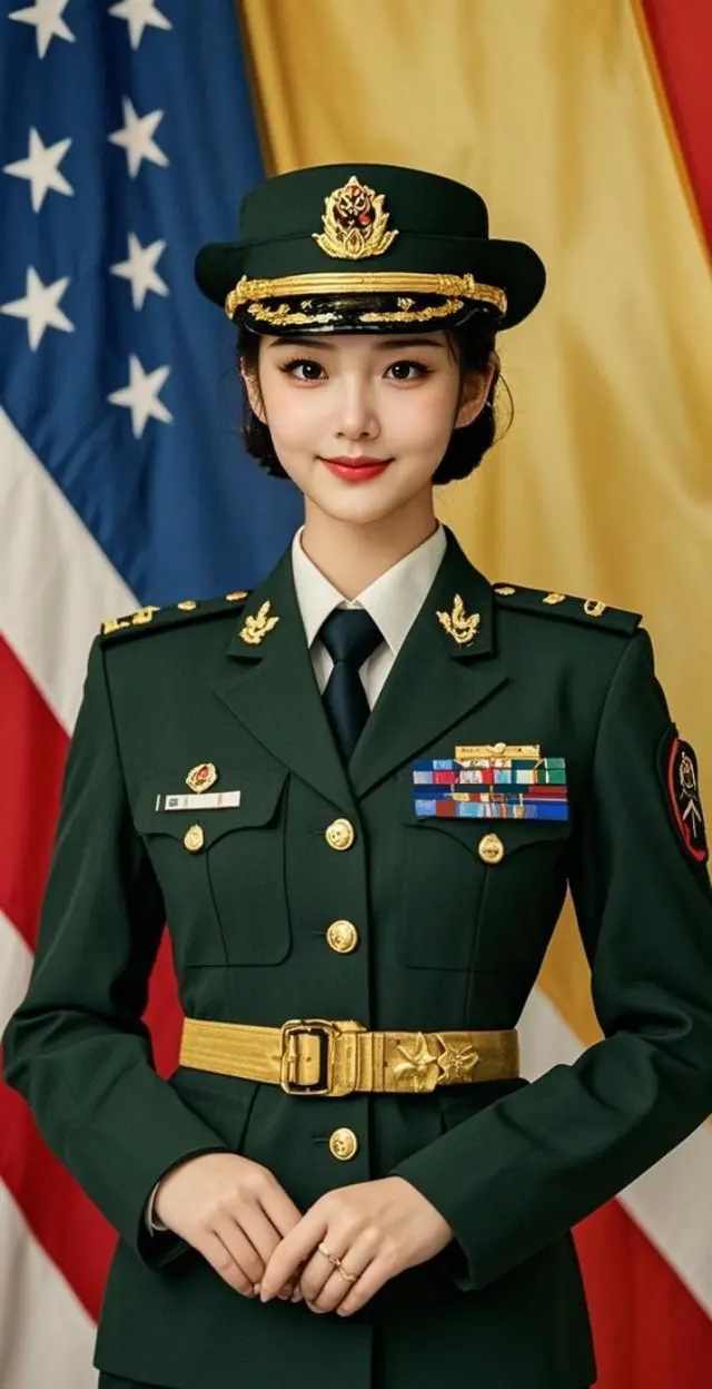 AI戎装英姿