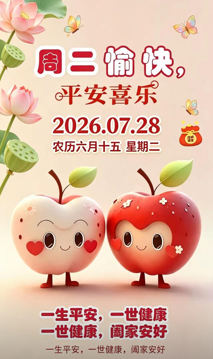 🌺2026./7月28日，山水有知已，安然不相忘，情谊悠长🌺

🌿🌅朝晖
