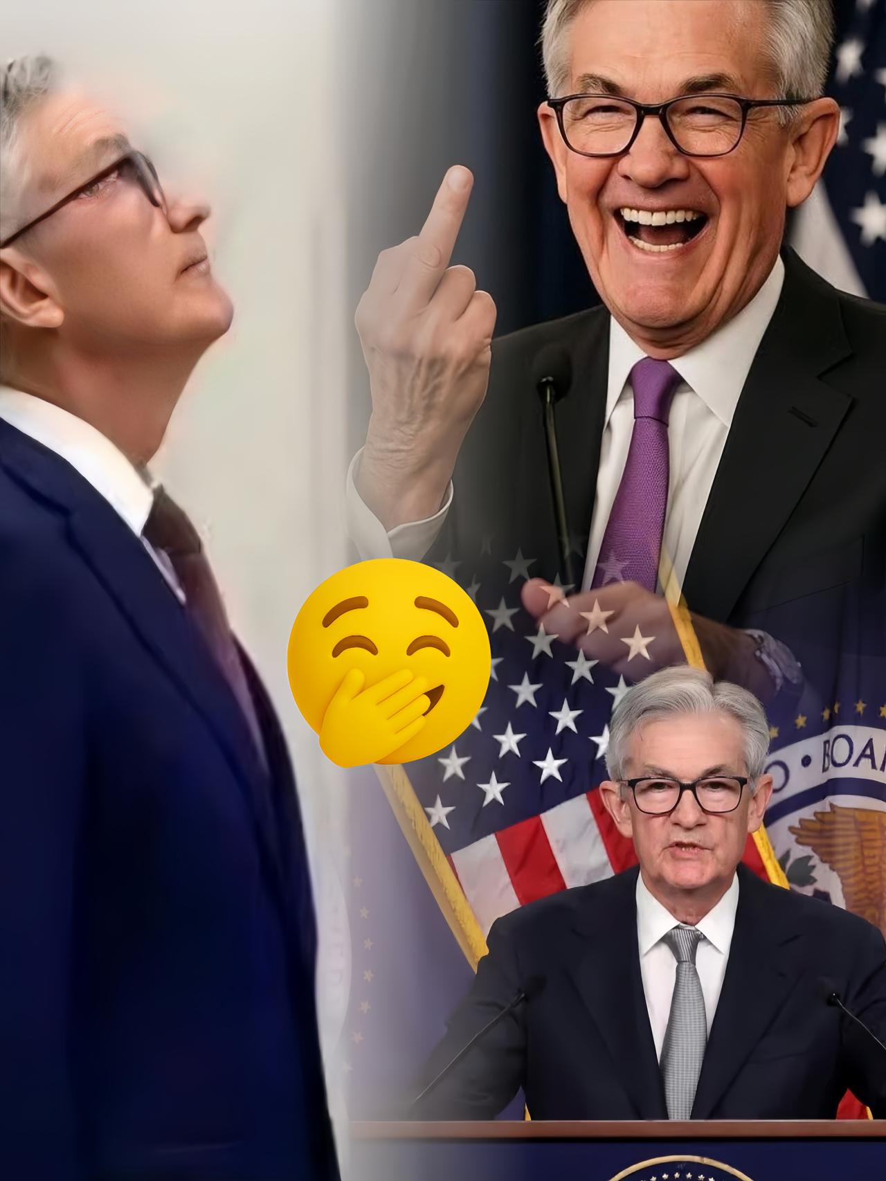 就在刚刚
美国美联储主席宣布了！

鲍威尔“认怂”：美国经济不行了！美国降息0.