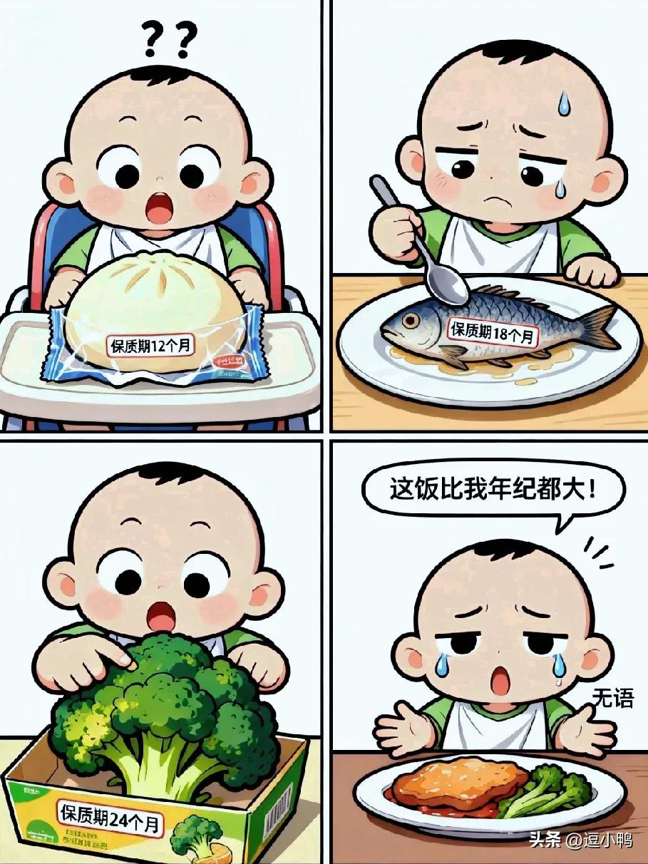 笑岔气了！
西贝号称卖出1100万份的儿童餐，

鸡翅和西兰花都是冷冻包装，
