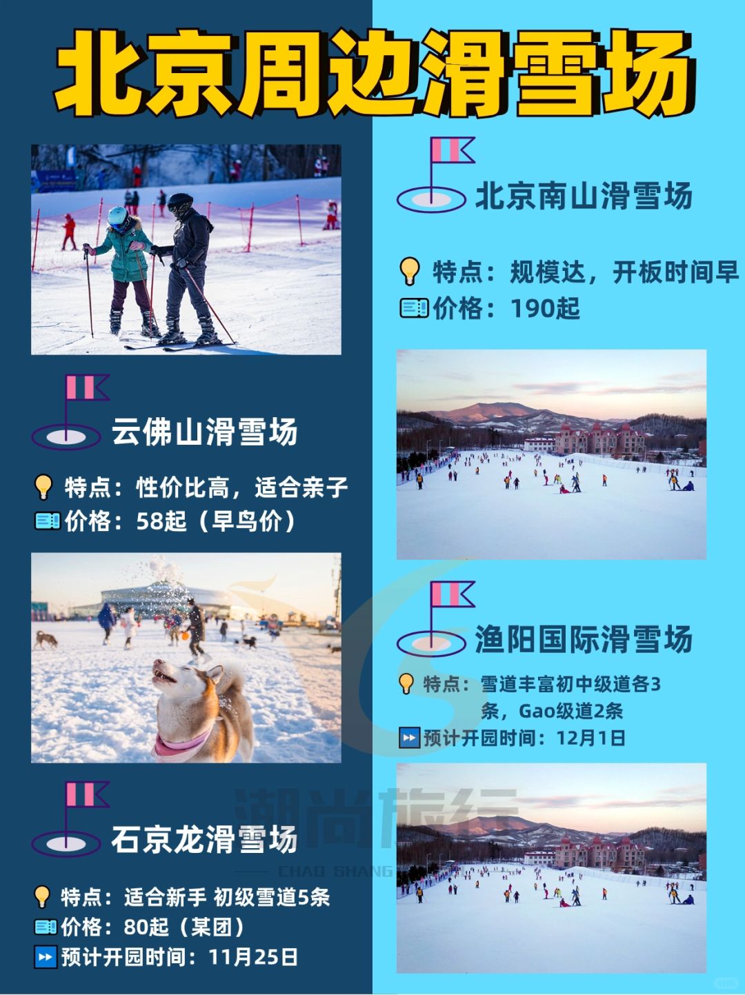 北京周边滑雪场❗更适合新手的滑雪攻略