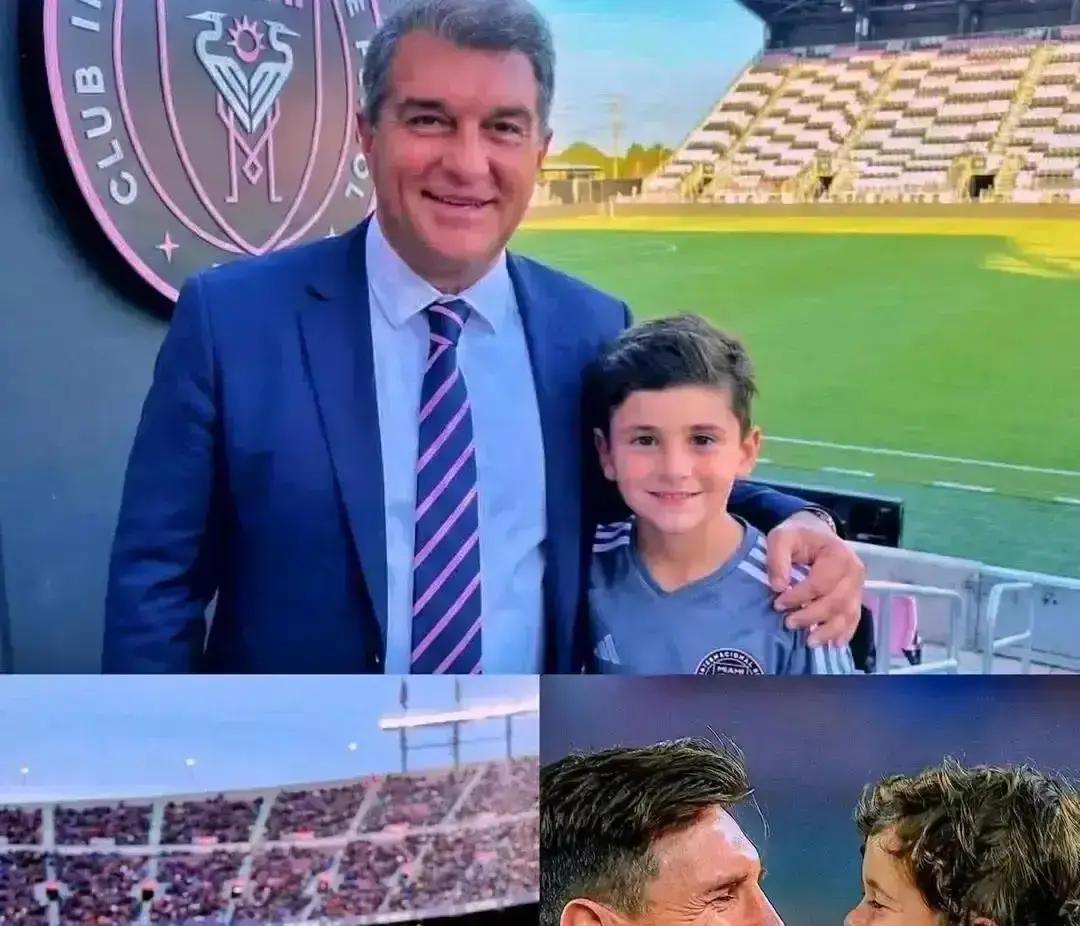 他们盯上12岁的梅西侄子，看的不是脚法，是钱包。
 
巴萨递出10号球衣时，商业