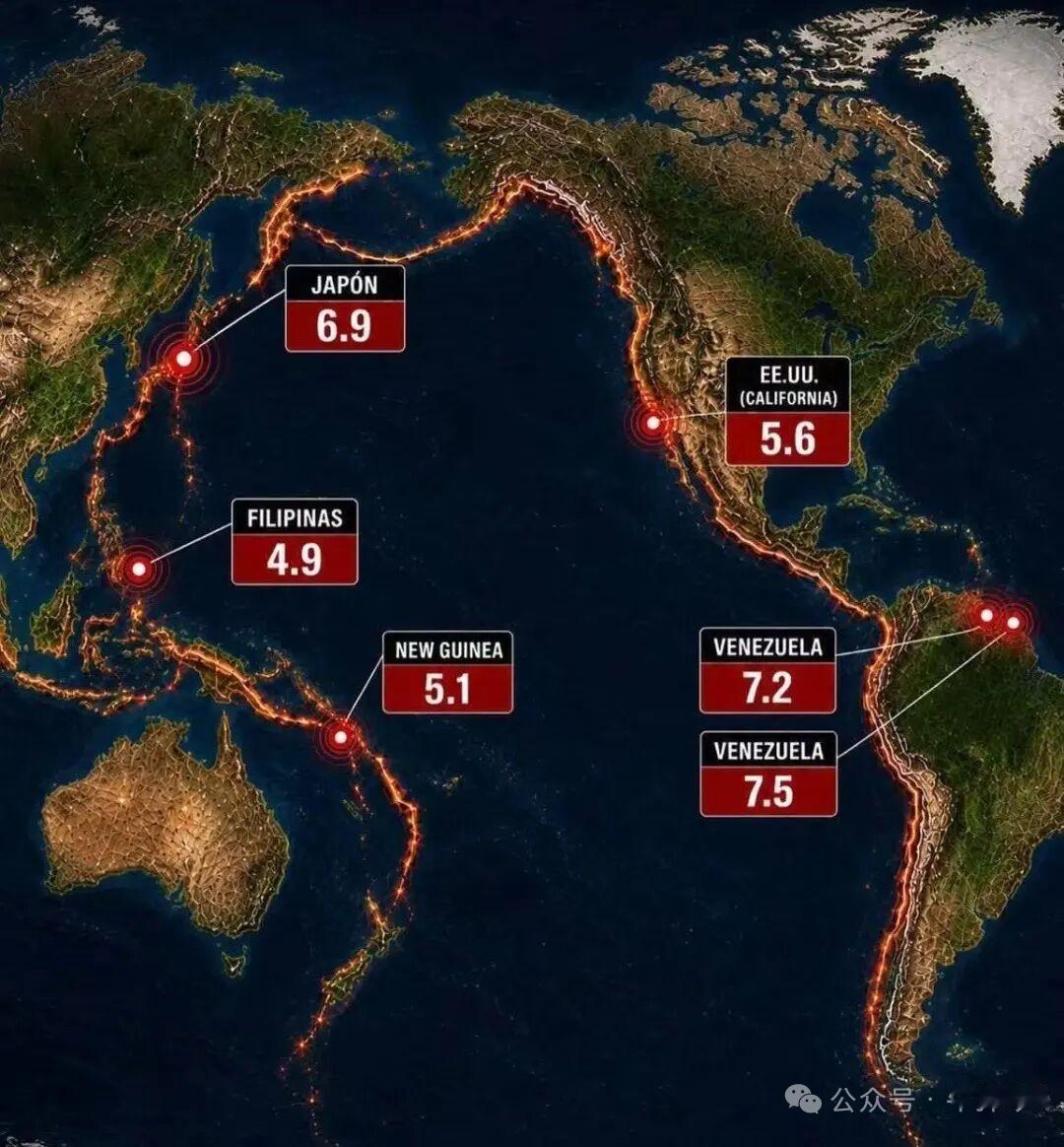 委内瑞拉在地震带上吗
 
很多人会把环太平洋地震带当成南美唯一的地震高发区，误以