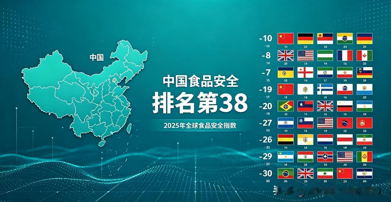 中国食品安全，在全球处于什么水平？真实排名公布！
很多人日常关心食品安全，却不清