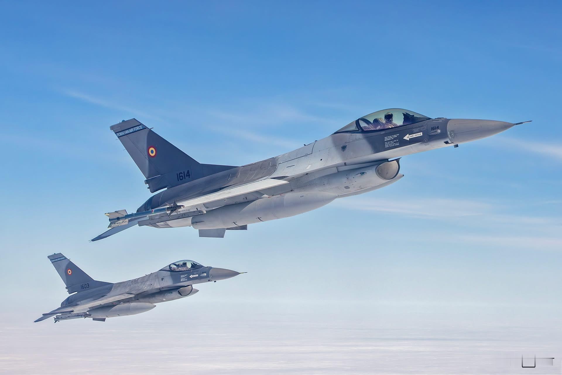 今日战隼 罗马尼亚战隼｜空对空摄影罗马尼亚空军F16AM图1是来自葡萄牙空军的三