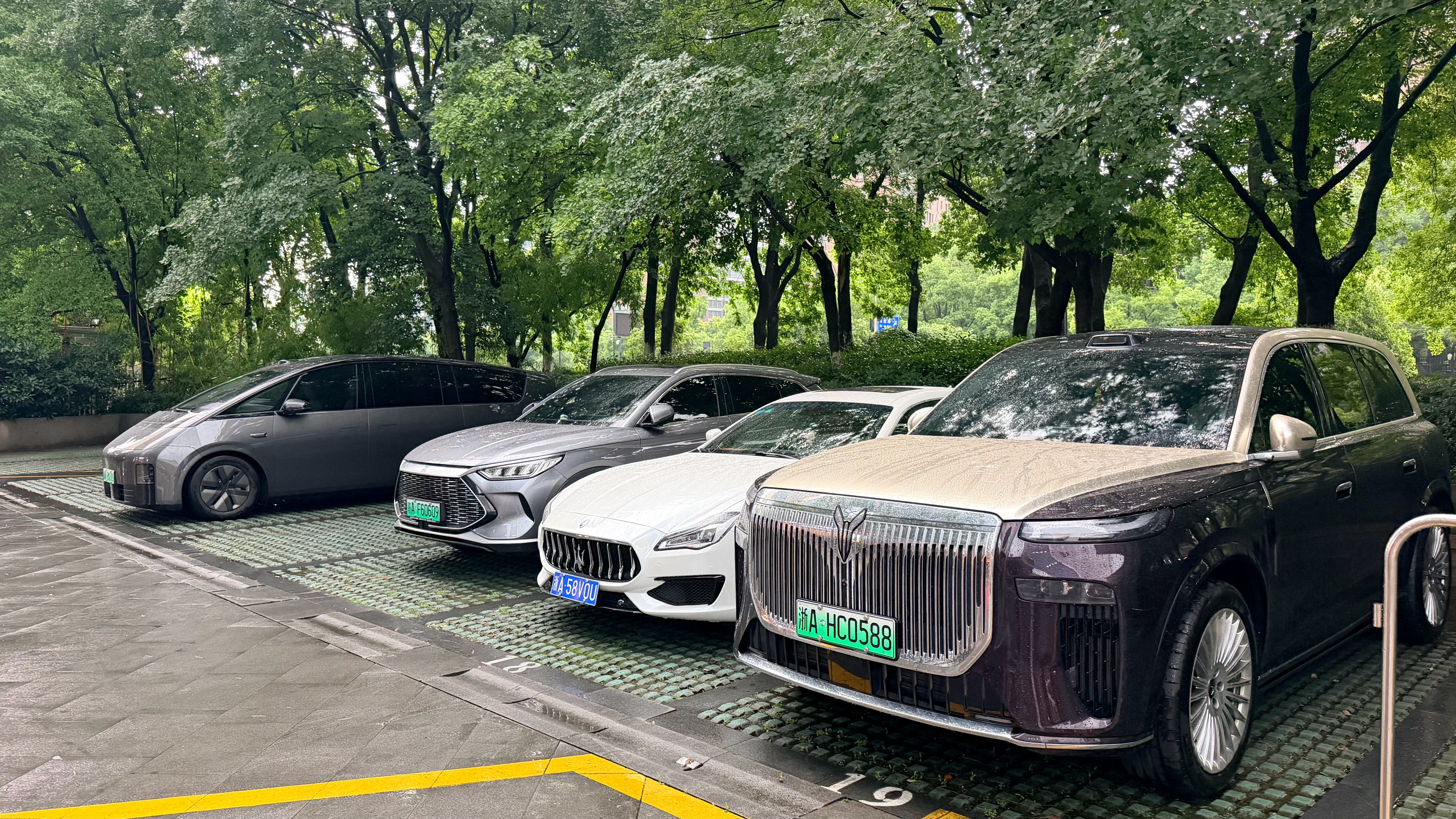 这图挺能代表未来汽车市场格局的：中国新能源，高中低档全部占据，那些燃油车，就剩能