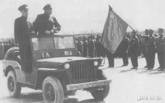 1950年夏秋之际，青海省西宁，张宗逊（时任第一野战军副司令员）与贺炳炎（时任第