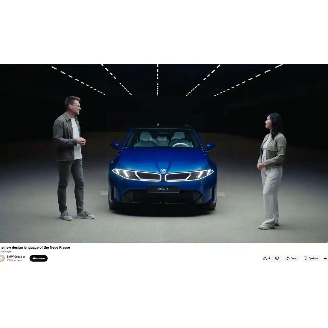 全新宝马新世代i3海外提前泄露，而且还是官方账号，像是设计解读，不像是AI，咱暂