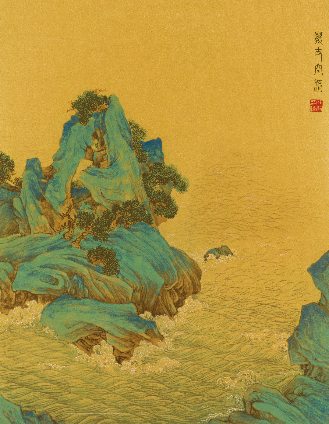 清·任熊“悸心眩目”的《十万图册》任熊（1823—1857年)是清末著名画家，与