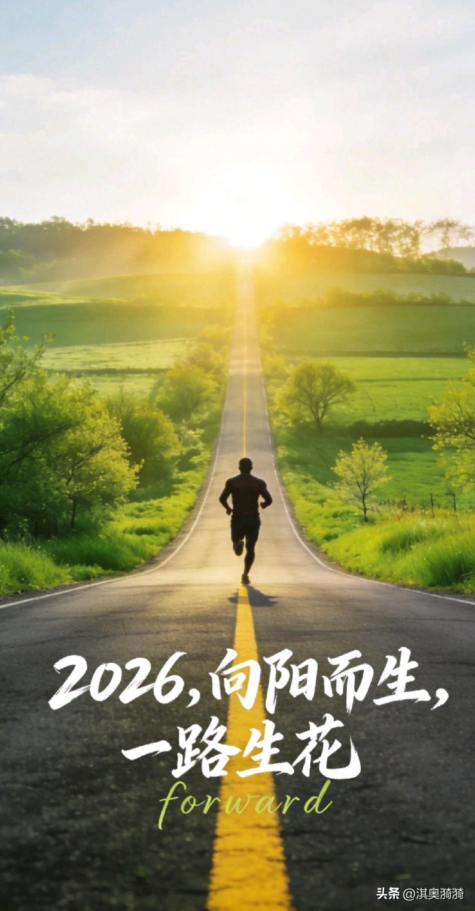 《向阳而生赋》

草木有本心，向日自逢春。
夸父逐曦影，遗杖化邓林。
心光如朗月