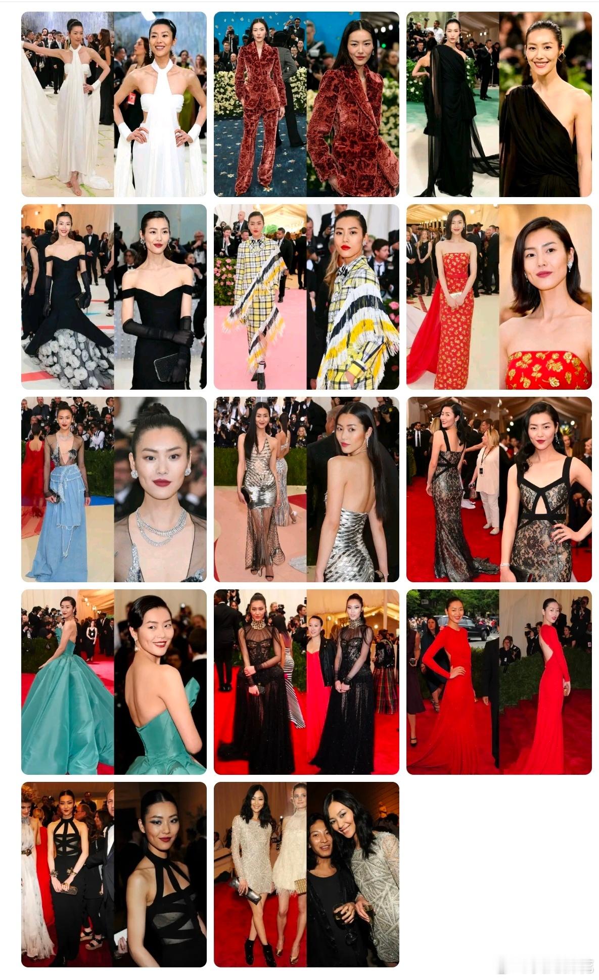 刘雯｜Met Gala姐的第十四次 Met Gala 之行 ！依旧作为今年的国模