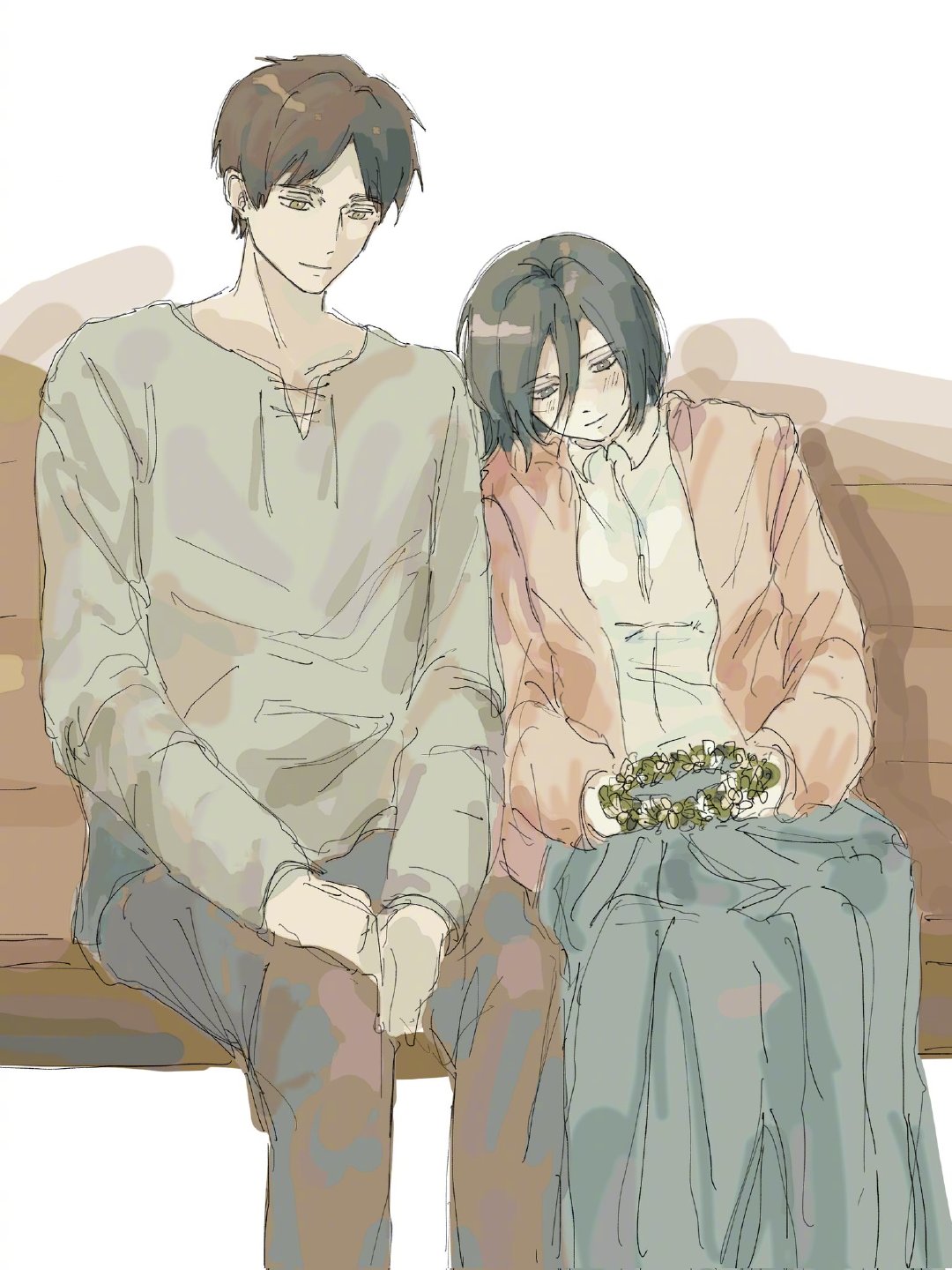 《进击的巨人》 동요老师做的艾笠饭也是香的很[干饭人]艾笠 ​​​
