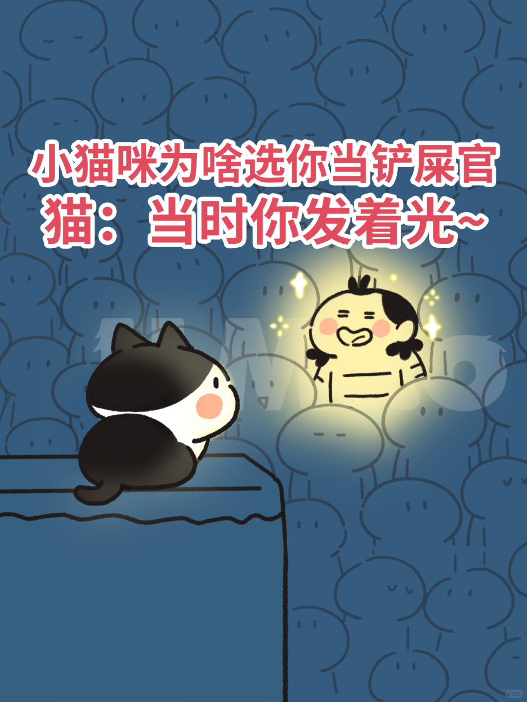 小猫咪为啥选你当铲屎官？猫：当时你发着光