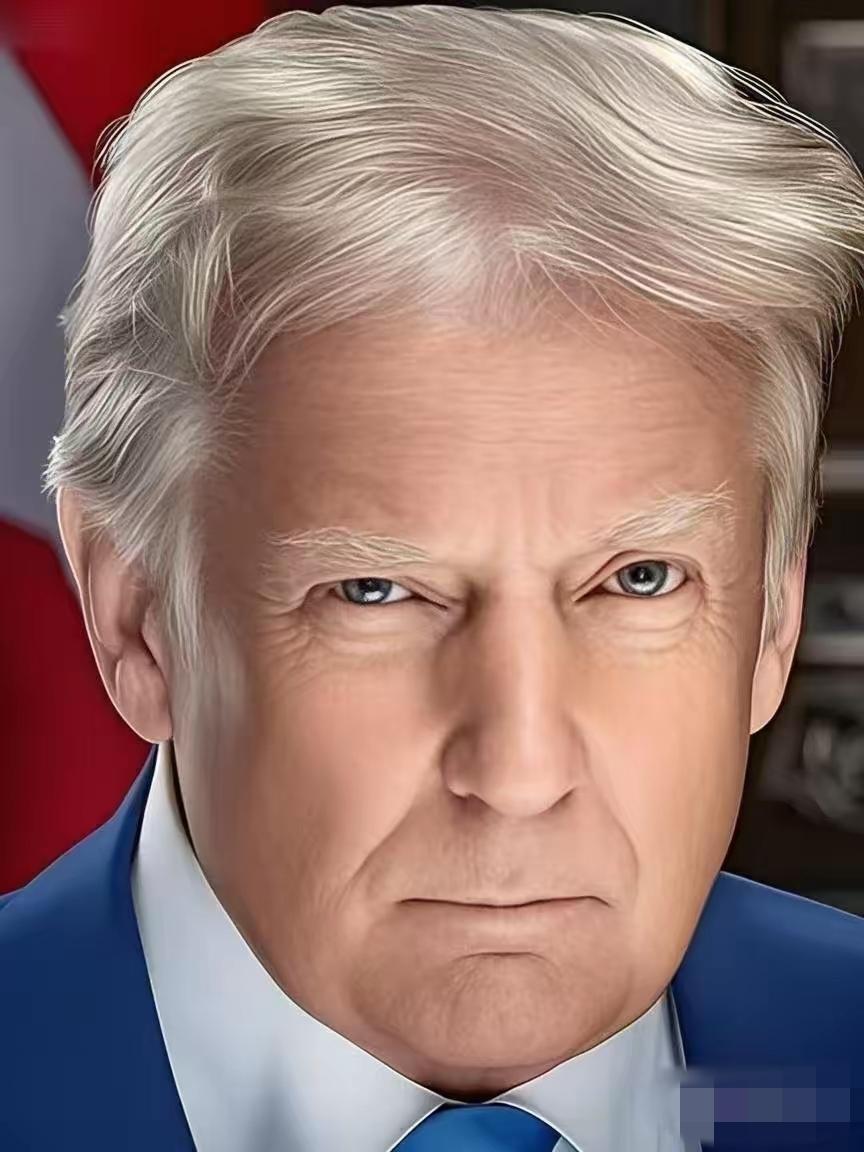 1月18日，美国总统特朗普在“真实社交”平台发布一张个人黑白照片，并自诩为“关税