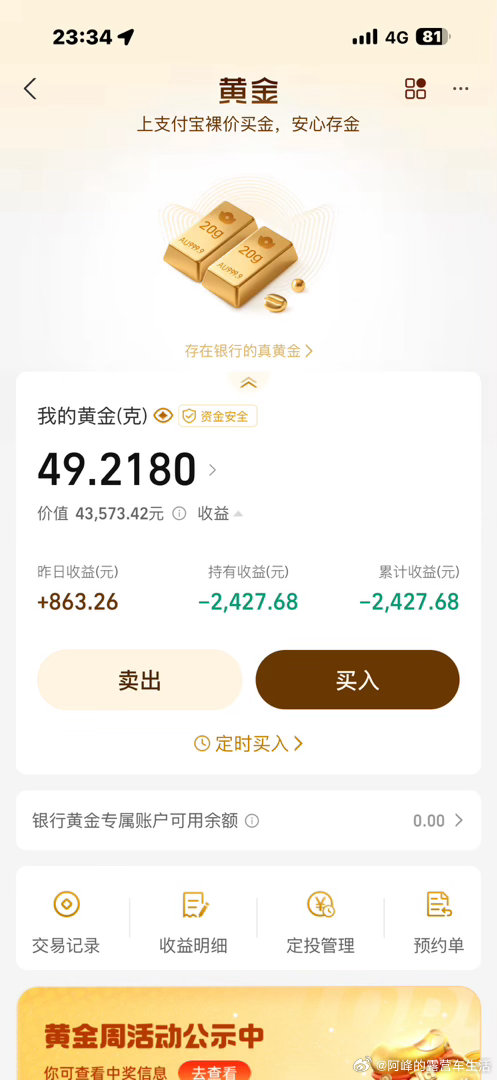 金价四连涨深圳水贝又挤爆了白高兴一场，我以为回本了，一看亏更多了 惠州·盐洲岛海