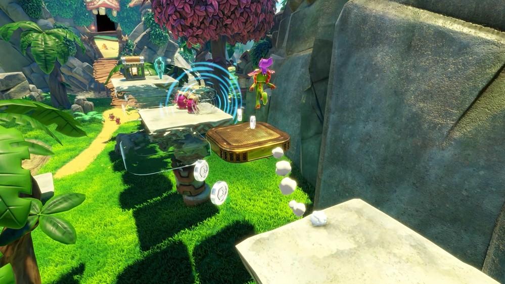 由英国开发商Playtonic Games开发的3D平台跳跃&冒险新作《尤卡莱莉