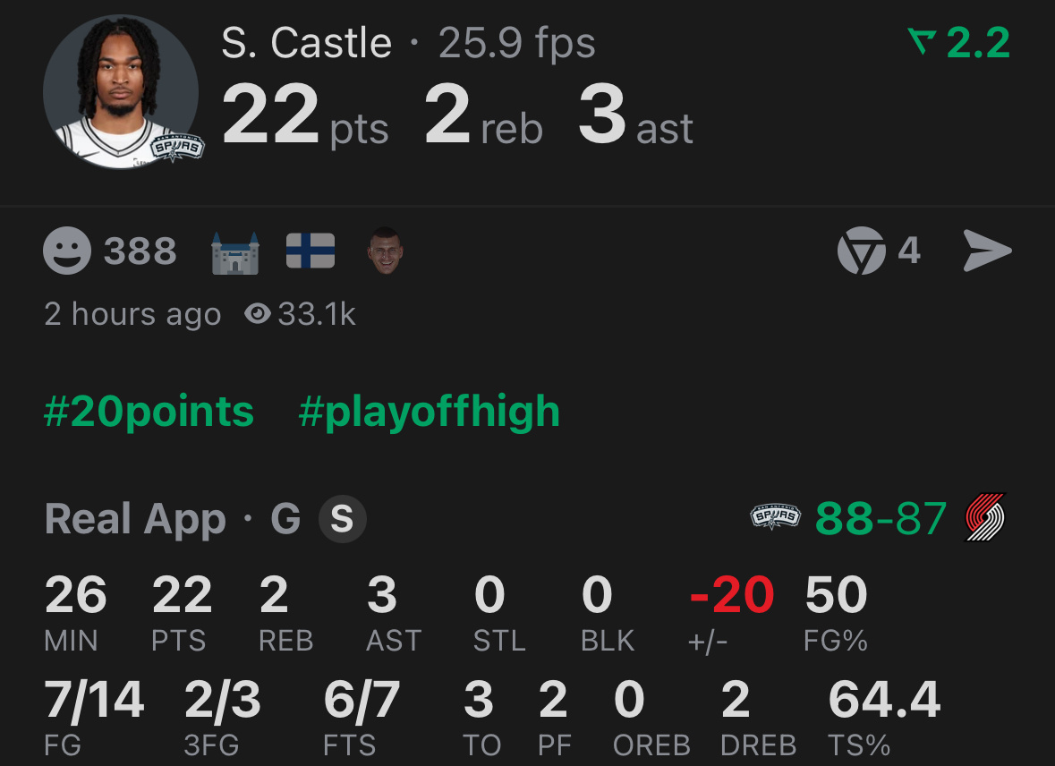 马刺9人轮换里3个一、二年级，依然能咬住！马刺vs开拓者NBA季后赛