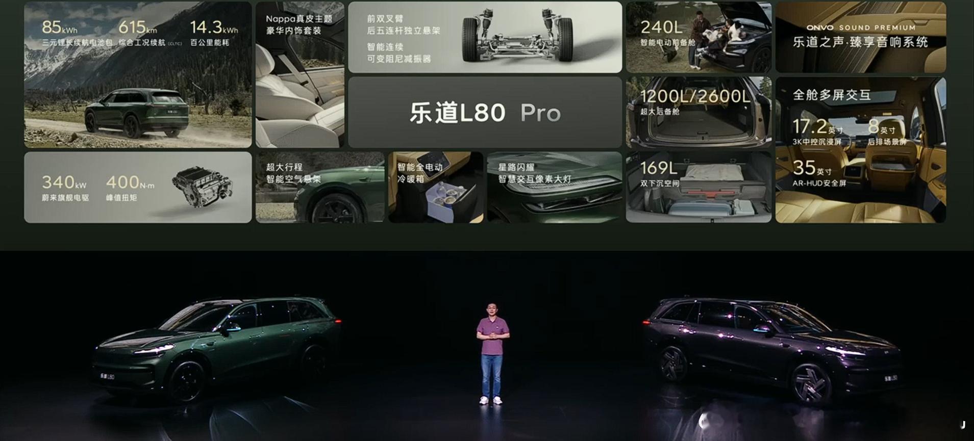 比预售价格还要低一点，乐道L80正式售价24.28万元起，BaaS方案为15.6