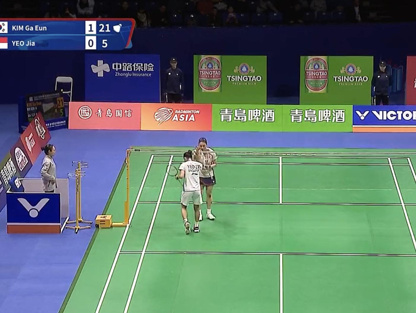 2026亚洲羽毛球团体锦标赛【女团Z组：韩国🇰🇷 1-0 🇸🇬新加坡】1