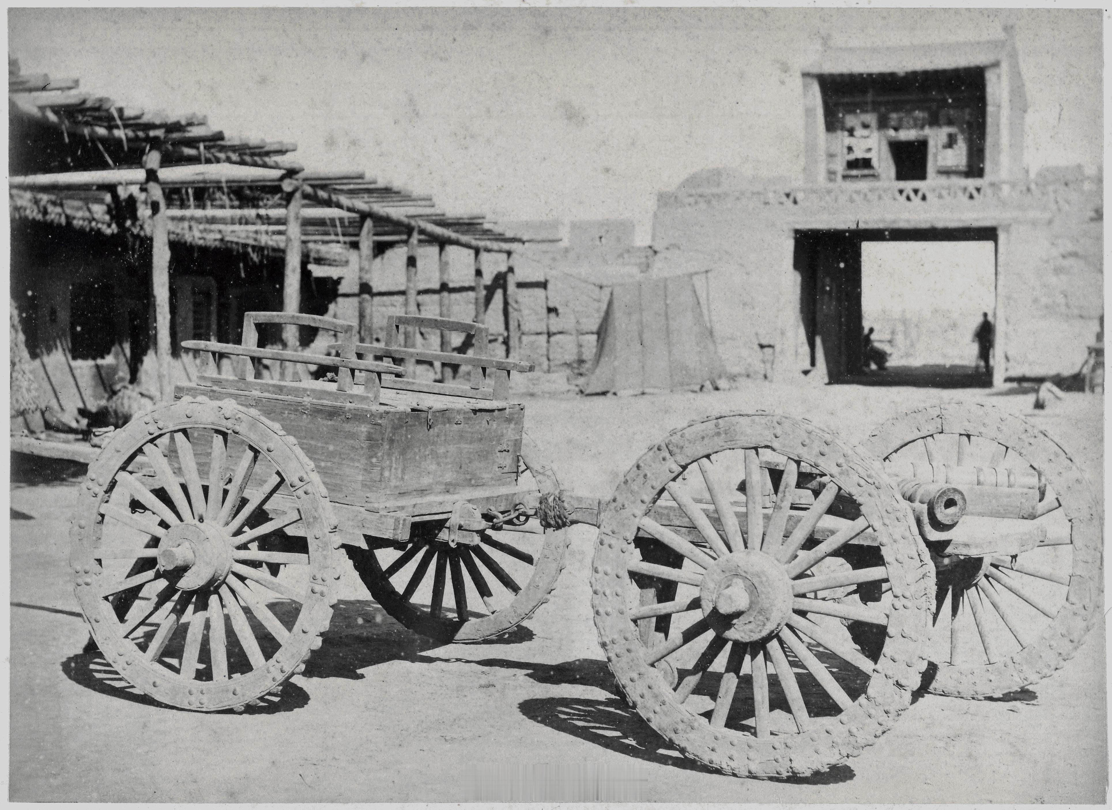 老照片的故事 1875年左宗棠在兰州。 ​​​