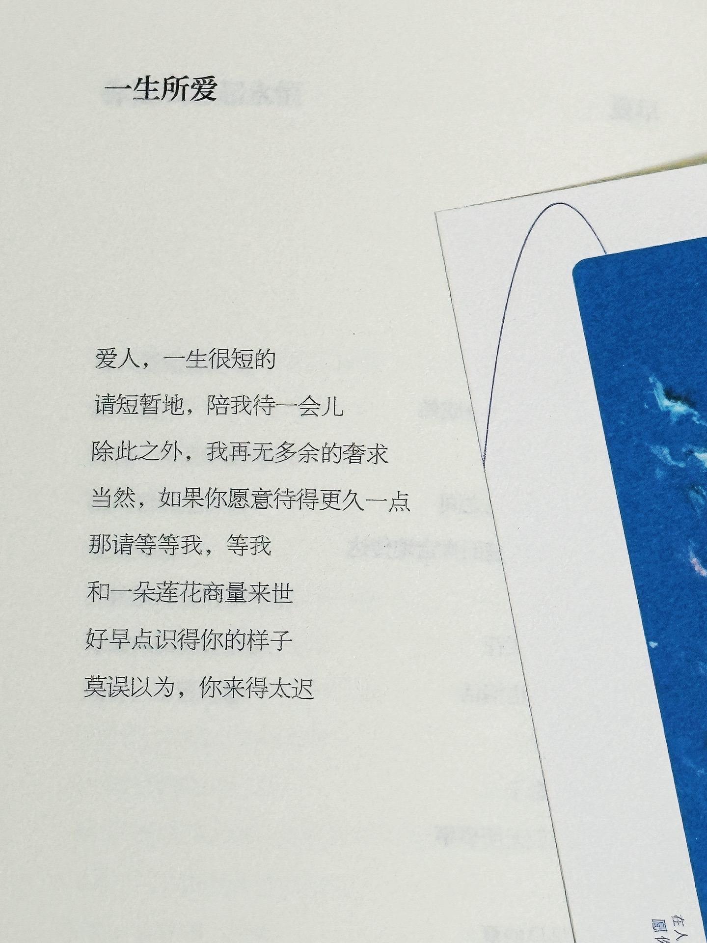 “你比宇宙璀璨，你比时间具体”