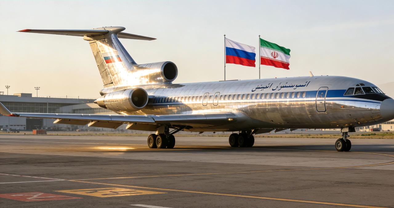 俄“末日飞机”降落德黑兰透出什么
 
近日，俄罗斯一架图-214PU空中指挥机（