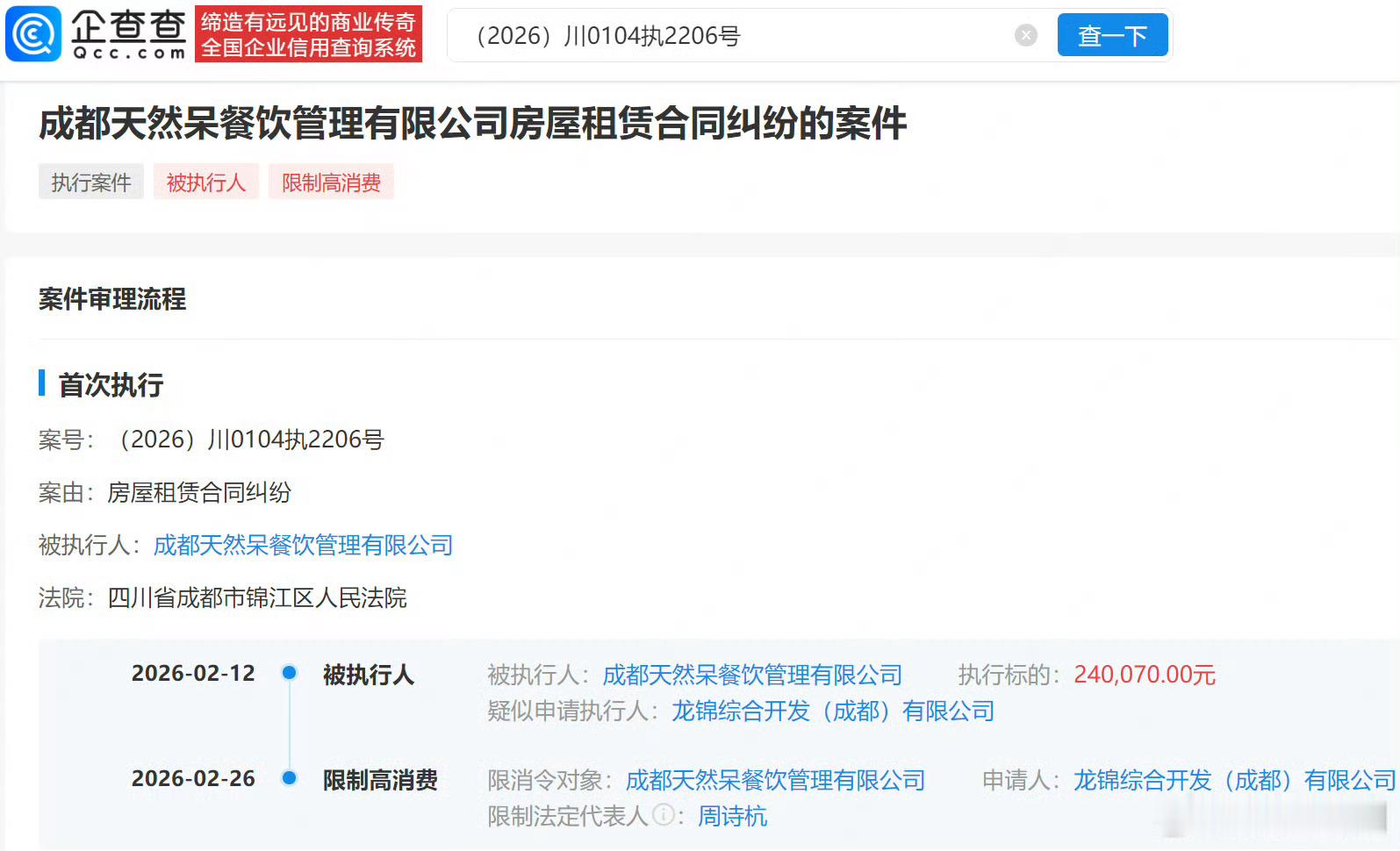 关晓彤父亲关联公司被限高喔一家子人没一个好人大🪣子可要快点打工还💰噢