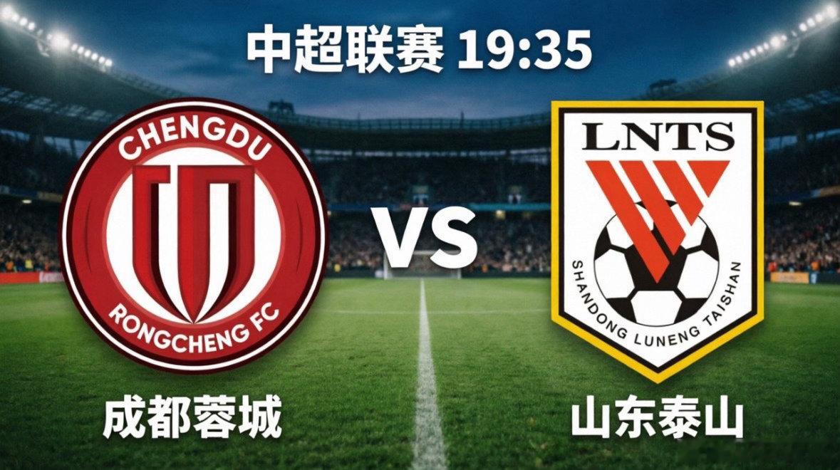 成都蓉城 vs 山东泰山：残阵对决！韦世豪反戈旧主，榜首之争谁能笑到最后？今晚1