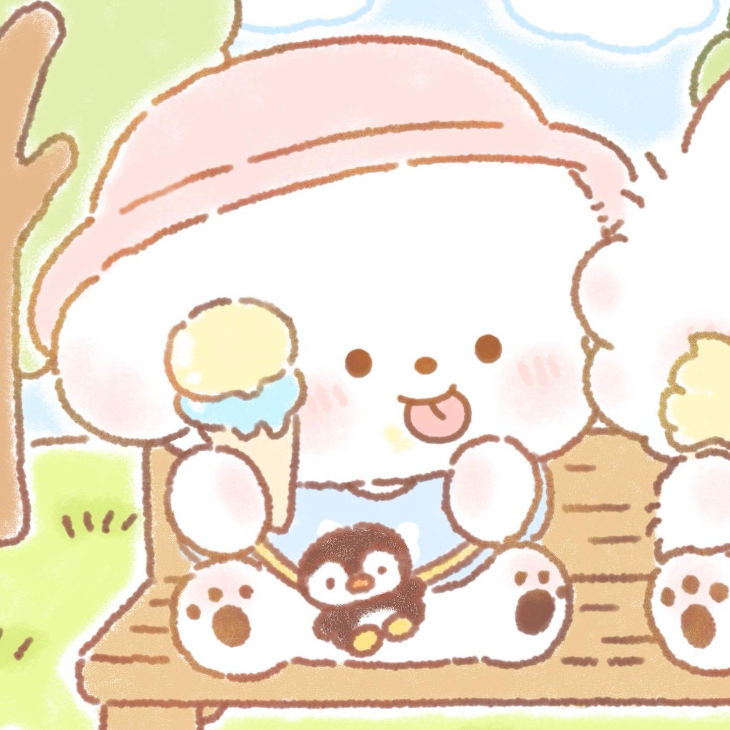 情侣头像 | 快把你的冰激凌给我尝尝！天气渐渐热起来啦！ 又可以吃甜甜...