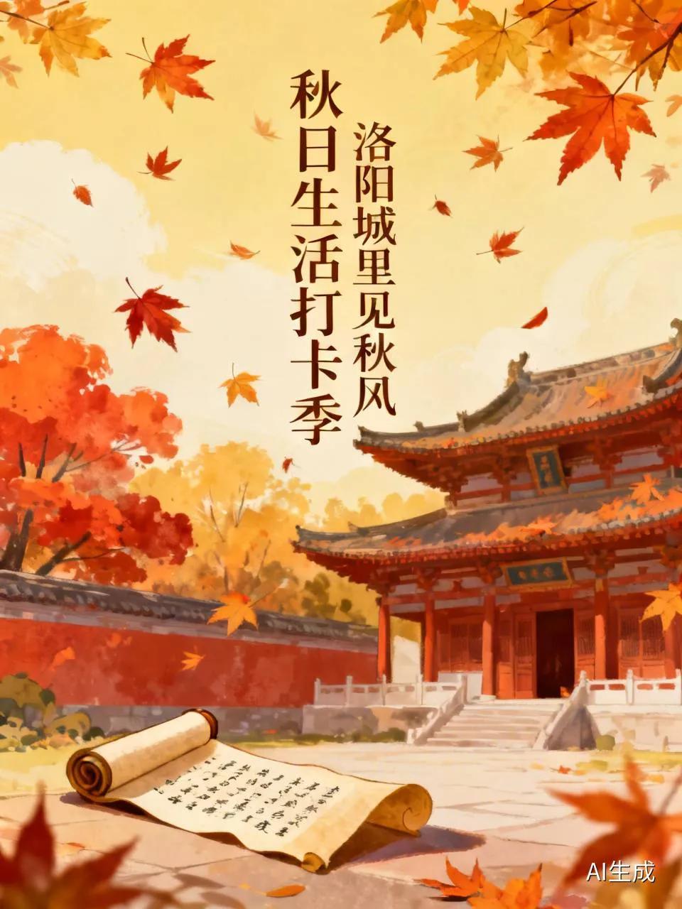 秋日生活打卡季，洛阳城里见秋风。
