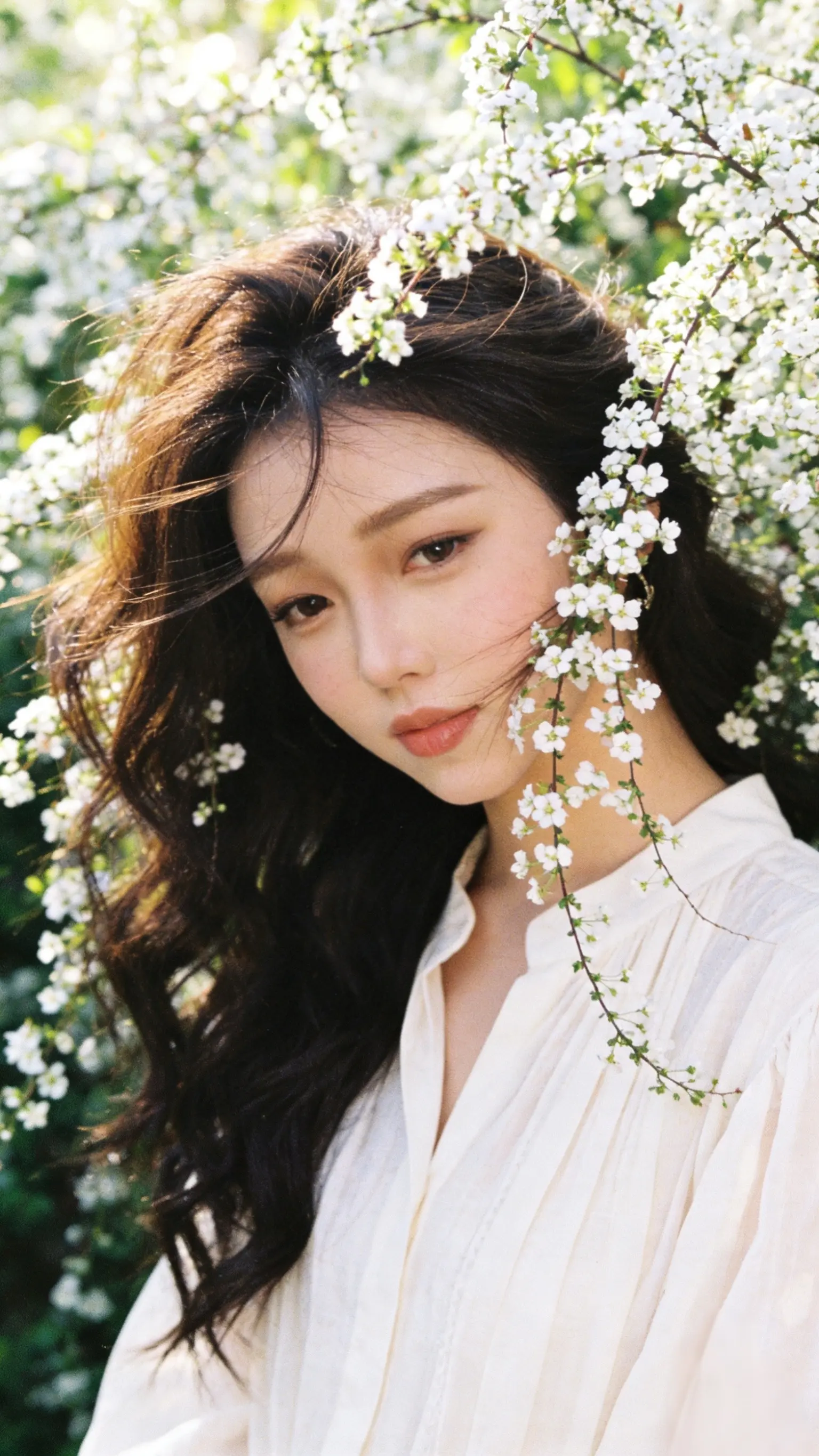 被豆包做的雪柳照硬控了。